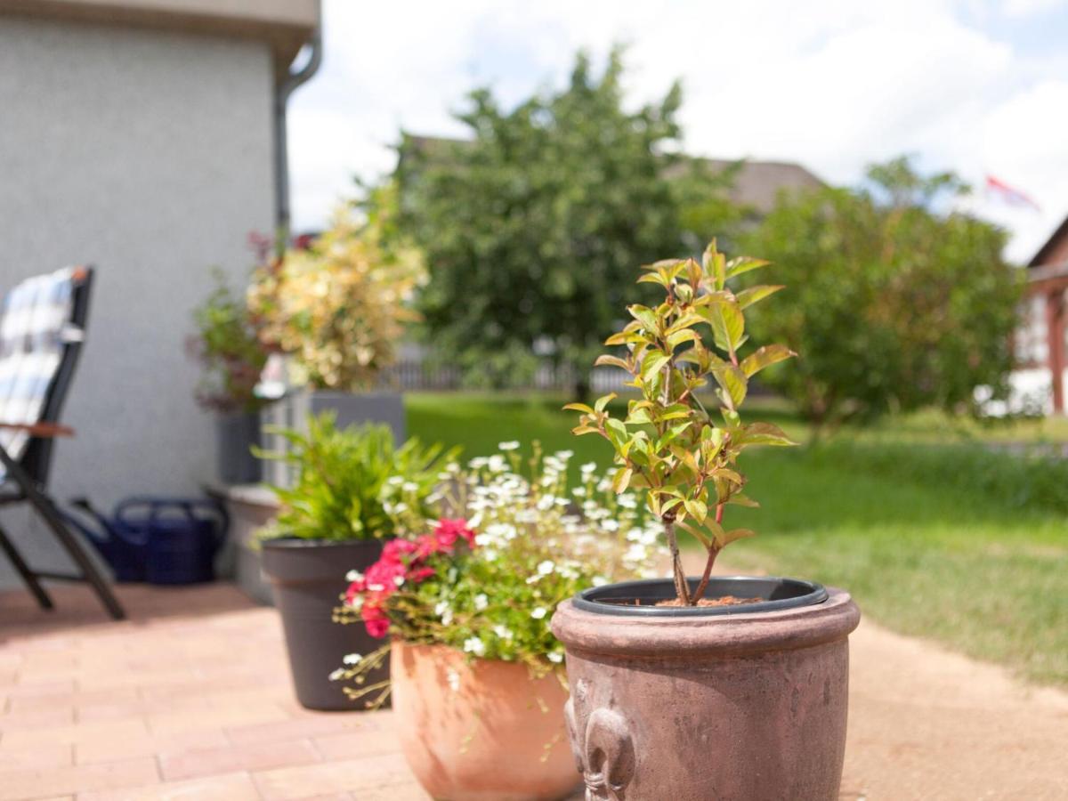 Sunny Flat In Bad Driburg With Garden Apartment Bagian luar foto